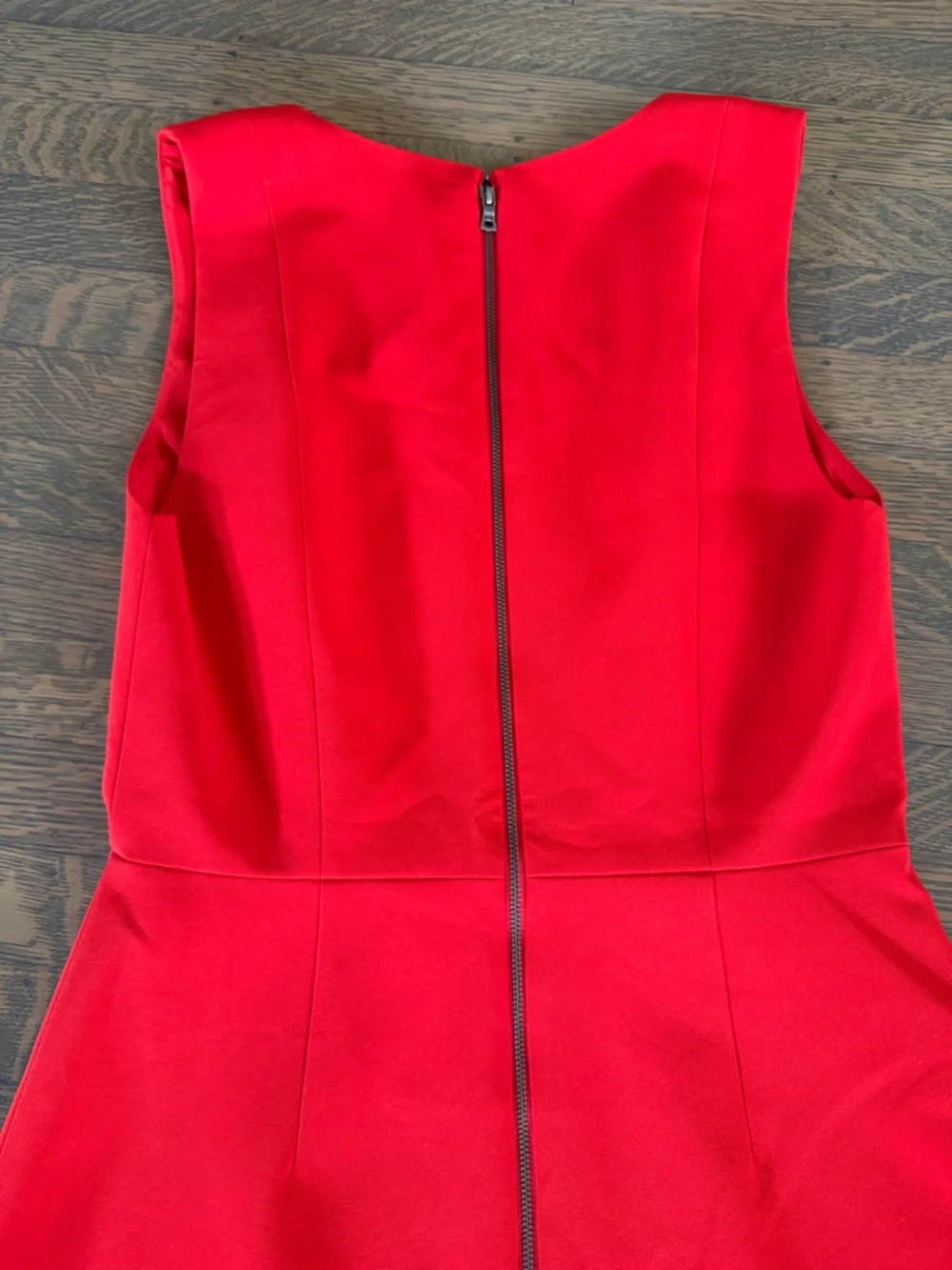 Alice + Olivia Lennon Red Side Zip Mini Dress EUC 10